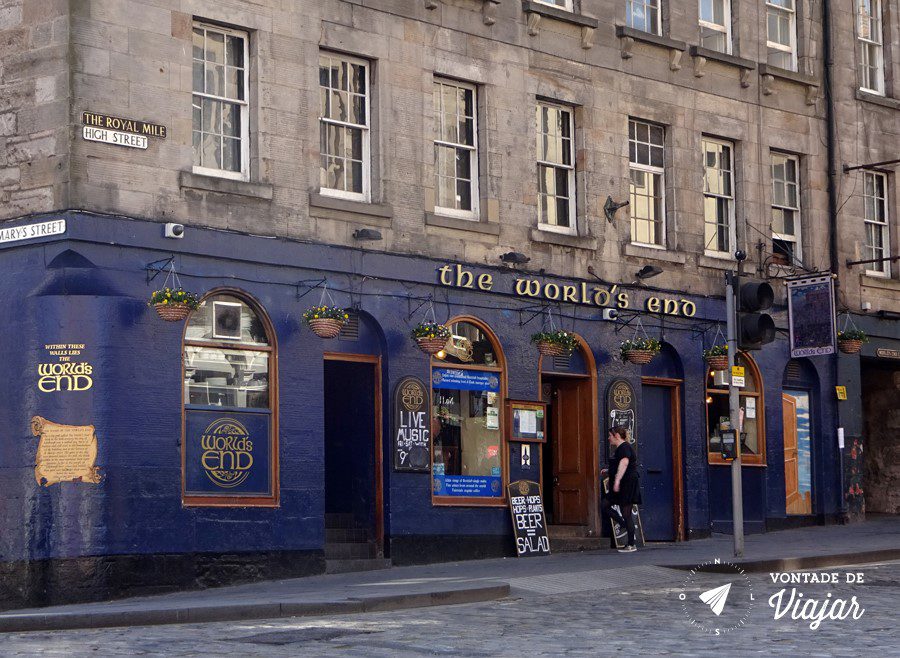 Pubs de Edimburgo - The Worlds End pub do fim do mundo