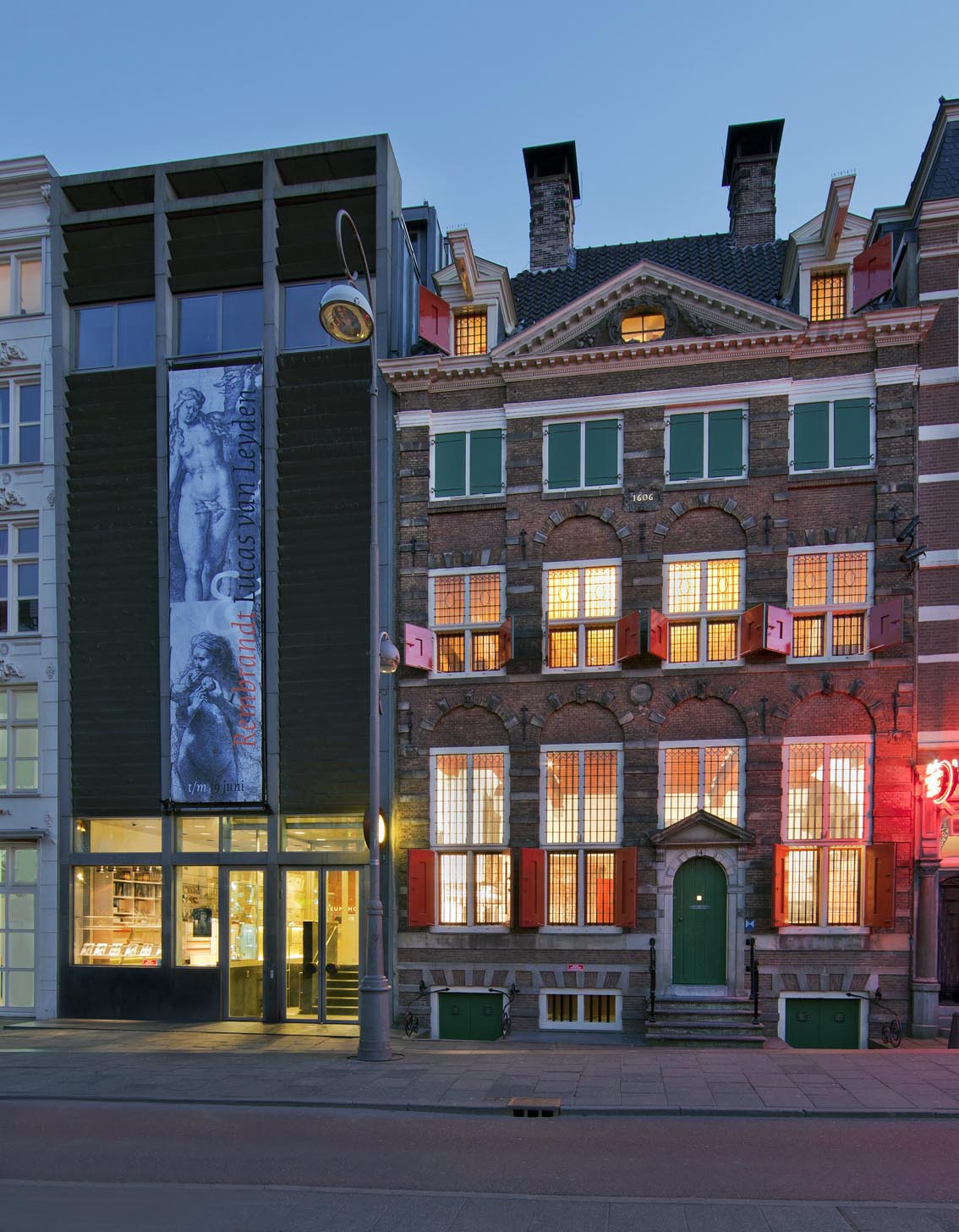 Amsterdam - Museu Casa de Rembrandt - fachada do predio