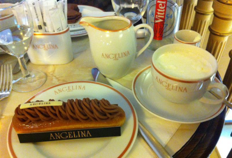 Paris chic - Cafe e doce no Angelina