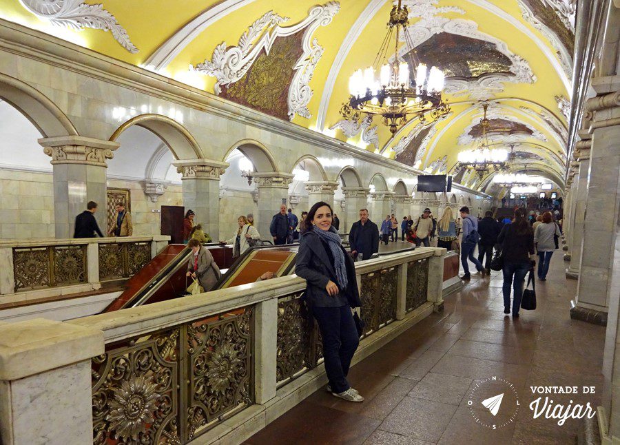 Nanda na estação Komsomolskaya