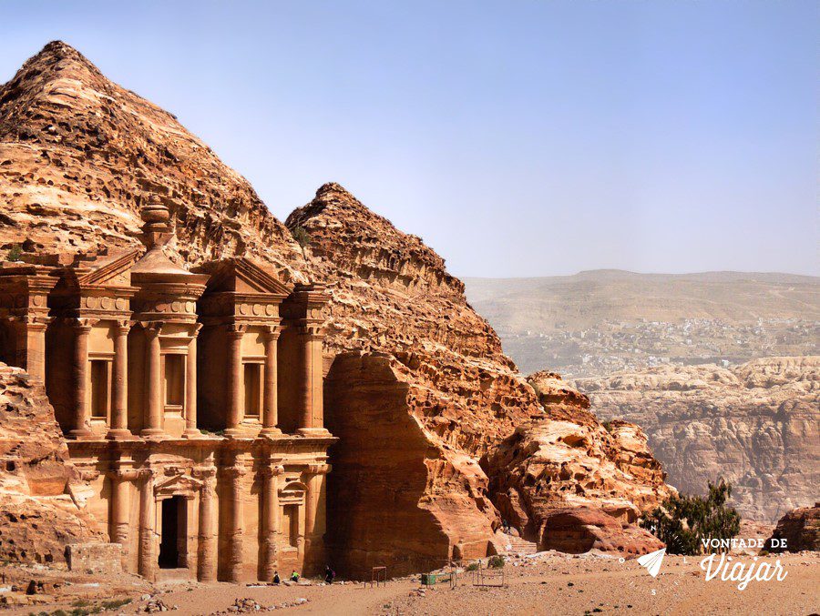 Petra - Ruinas do Tesouro na Jordania