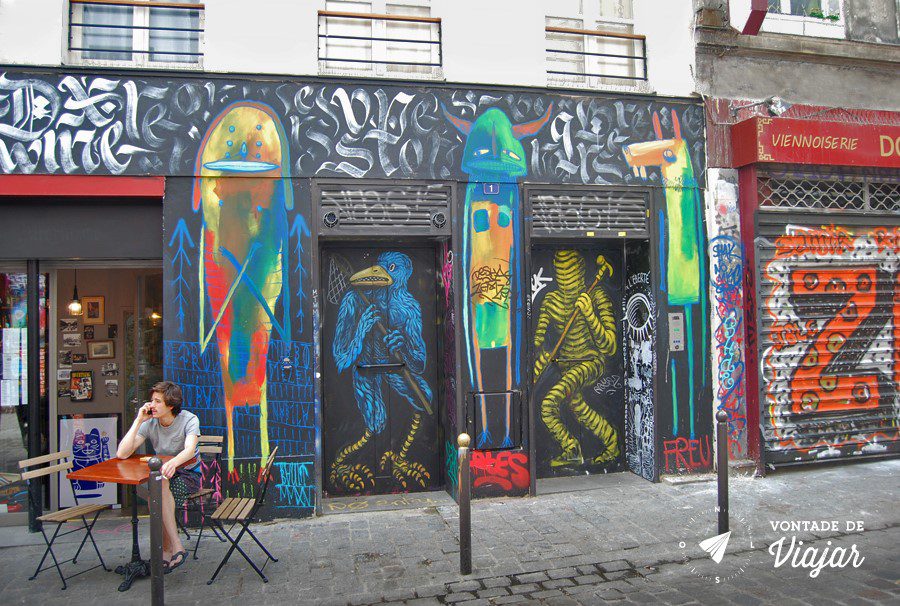 Street Art em Paris - Graffitis no 10eme de Paris