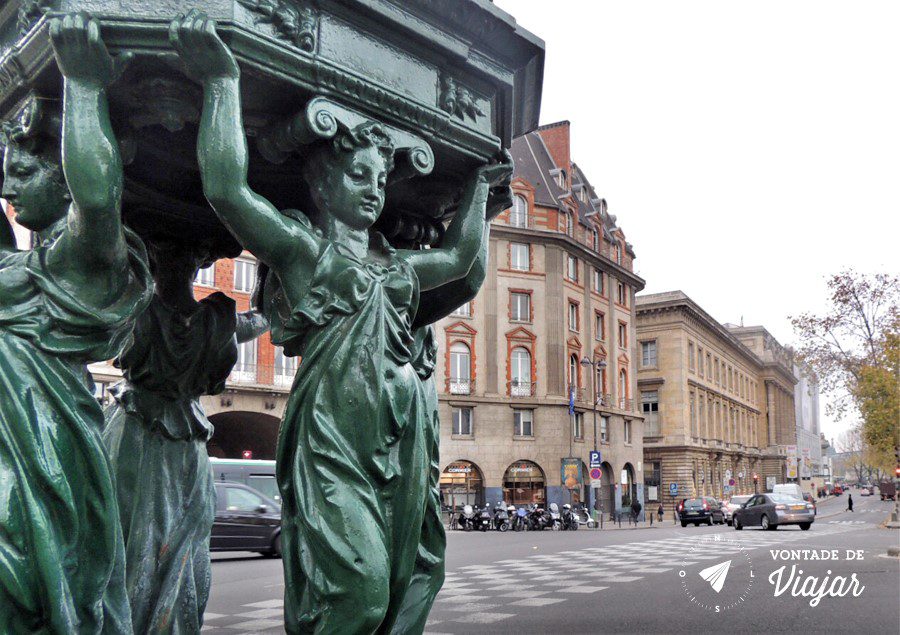 Fontes Wallace em Paris - Fontes verdes de Paris