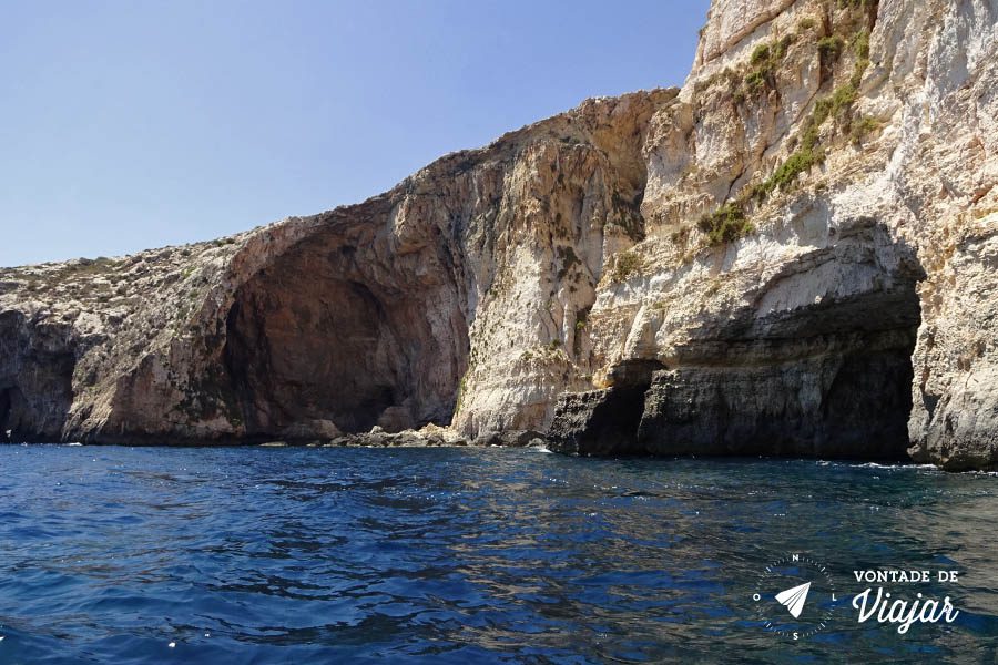 O que fazer em Malta - Blue Grotto cavernas