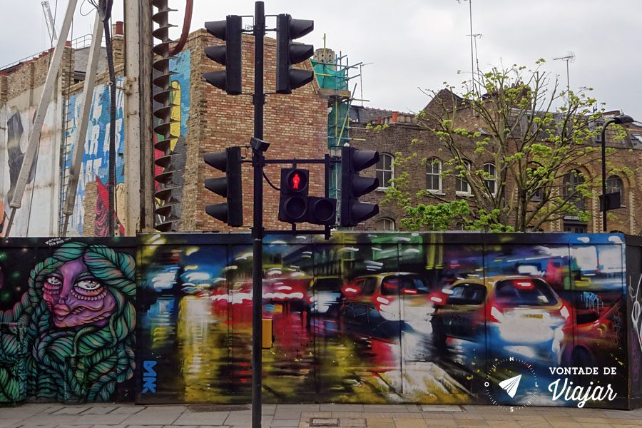 Street art em Londres - arte urbana East London